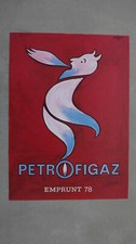 Affiche  originale PETROFIGAZ