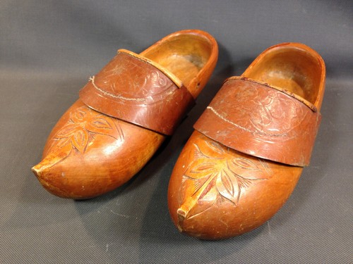 Ancienne paire sabots en - ancienne,