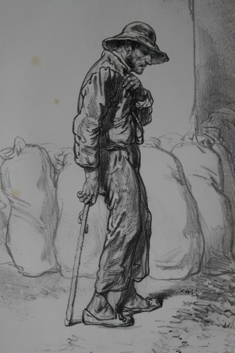 Gavarni lithographie originale - gavarni,