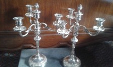 BELLE PAIRE DE CANDELABRES DE