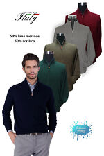 Pull Homme Roulé Demi Cou