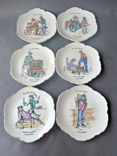 Lot 6 assiettes " Les vieux