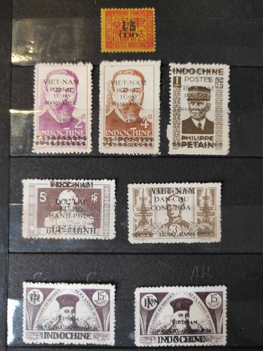 1945 timbres indochine - 8,