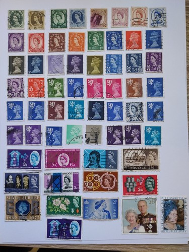 Timbres grande bretagne 21 - grande,