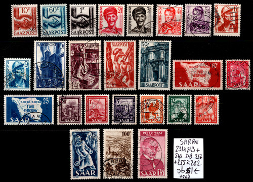 Sarre timbres 231 - sarre,