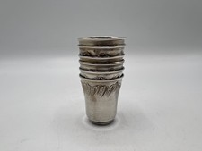 6 VERRES A LIQUEUR EN ARGENT