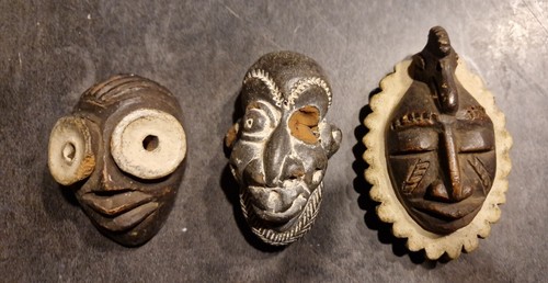 Masques africains anciens - masques,