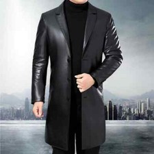 Manteau trench cuir - trench,