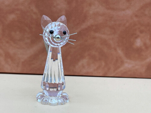 Figurine swarovski 183274 chat - swarovski,