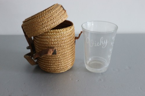 Ancien verre cure thermale - ancien, de