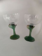 Verre à eau cristal et pâte