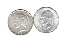 LOT DE DEUX MONNAIES DE 1