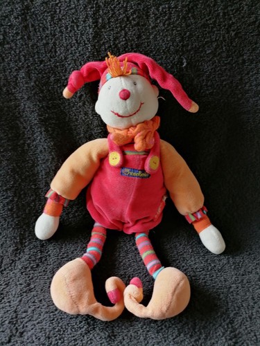 Doudou peluche clown dragobert - clown,