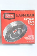 Vintage Sears Easi-Load Circular Slide Tray in Album NEW Holds 100 Slides