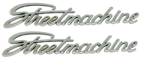 Streetmachine emblem pair - streetmachine,