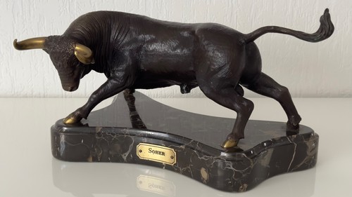 Magnifique taureau bronze - magnifique, en