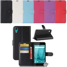 Housse etui coque pochette portefeuille pour Wiko Sunny 2 + film ecran
