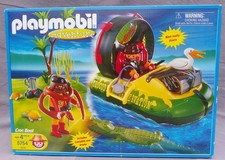 PLAYMOBIL USA 5754 aventure CROCODILE OBSERVATION canoé caiman BOITE NEUF 2005