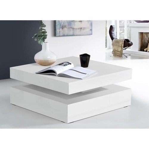 Table basse plateau - rotatif,