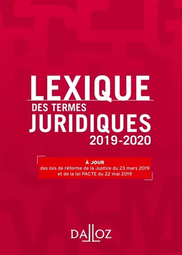 Lexique des termes - , juridiques