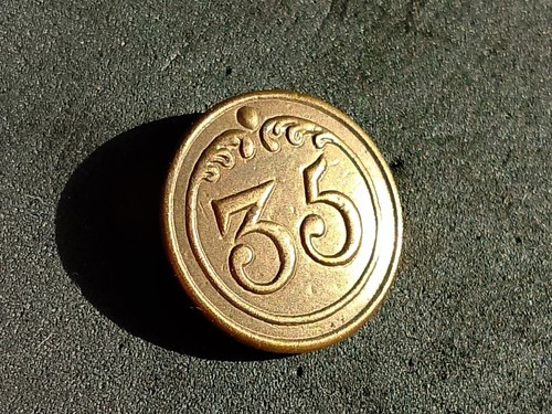 Bouton ème régiment d - bouton, du