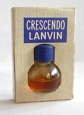 Miniature    LANVIN     " CRESCENDO "     boule   tronquée