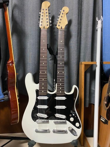 Guitare stratocaster double - guitare, à
