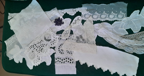 Linge ancien lot de - linge,