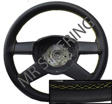 Couvre Volant En Cuir Noir