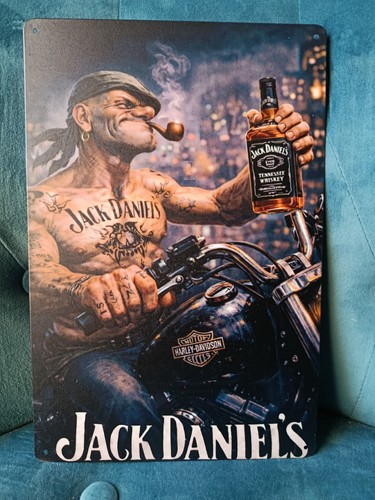 Plaque métal whisky jack - plaque,