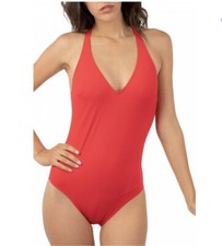 maillot de bain rouge une pièce Antigel Lise Charmel taille FR 4B US XL 