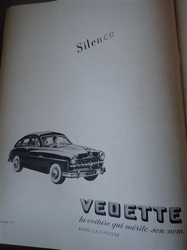 Ford vedette poissy - ford, silence