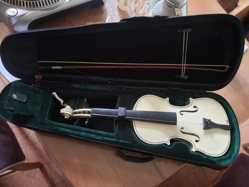 Violon blanc signé schanz - violon, a