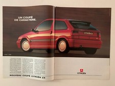 PUBLICITE 1992 - COUPE CITROEN ZX 16V