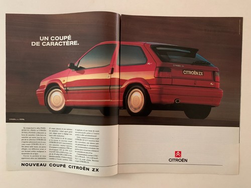 Publicite 1992 coupe citroen - publicite,