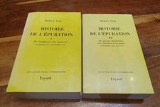 2 Livres HISTOIRE DE L'ÉPURATION Robert Aron Fayard