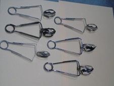 Lot de 6 pinces à escargots (