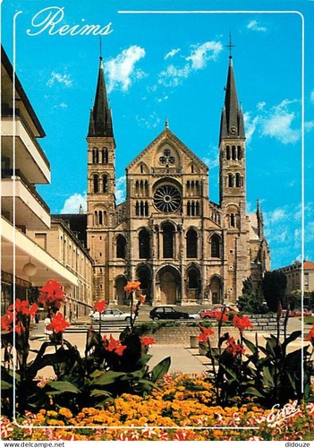 Carte postale reims - -,
