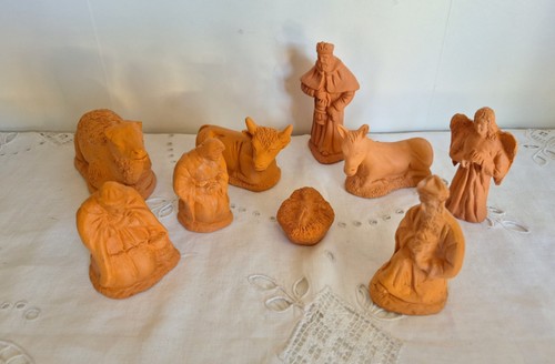 Ancienne crèche provençale - crèche,