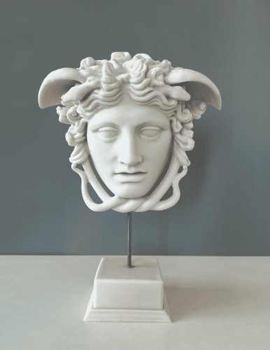Statue buste méduse 33 - buste, de