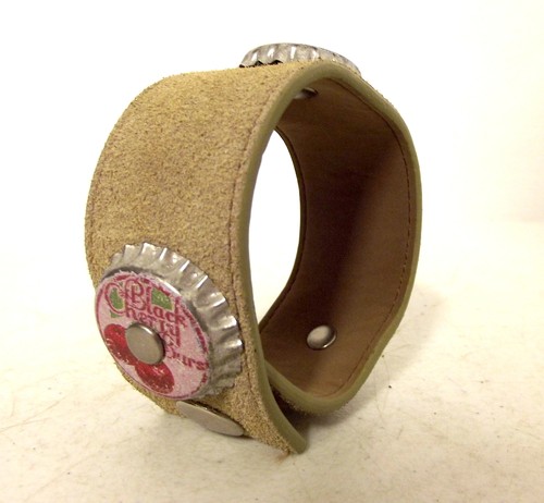 Bottle caps cuff - bottle, bracelet