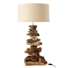 Lampe à Poser Design "Bois