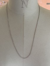 Collier Chaîne Argent Massif 925 - 5,8 g - 62,5 cm Bijoux Vintage