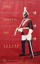 AFFICHE POSTER  Sabena