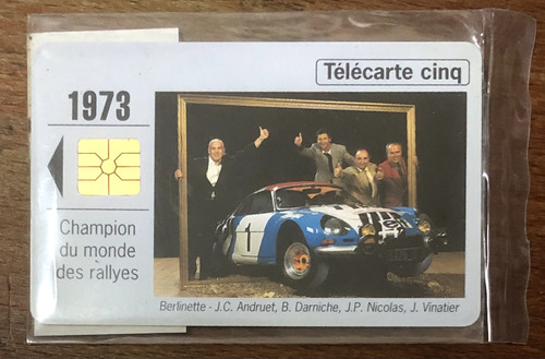 Telecarte renault 1973 réf - 1973,