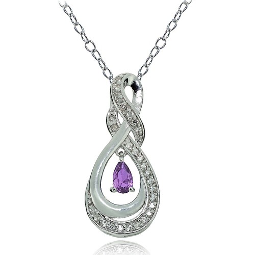 Argent sterling améthyste - argent,