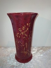 Vase rouge et or St Clément
