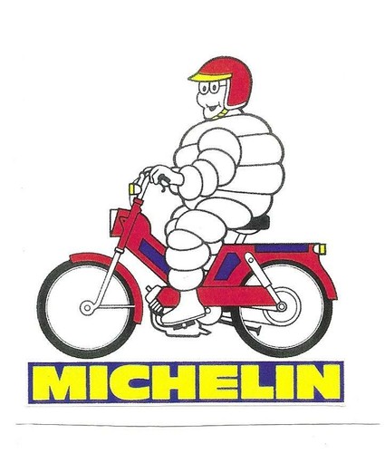 Rare autocollant michelin - autocollant,