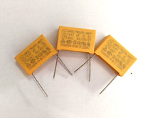Kit 3 x 0,47µF / 470nF X2 capacitors, replacement for Rifa from Revox A77