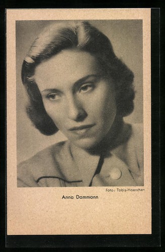 Carte postale actrice - , anna